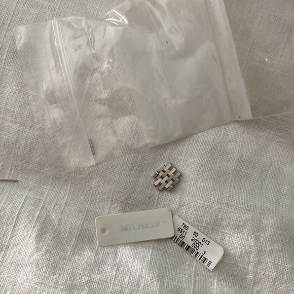 Michele Diamond Urban Watch with tag and 2 extra links - Picture 5 of 5